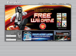 Spend $15+ on Energiser Batteries for a Free Wii Game