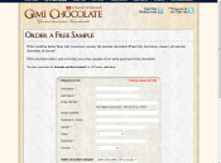 Gimi Chocolate Samples