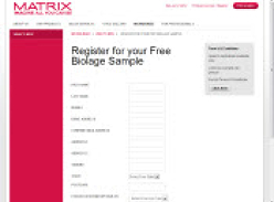 Matrix Biolage Sample