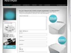 Win a Fisher & Paykel Washing Machine