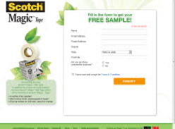 Free Sample of Scotch Magic Tape