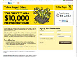Win a $10,000 Pre Paid Debit Card