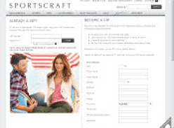 Become a Sportscraft VIP for Free Gift Card On Your Birthday
