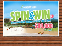 Win a Sunshine Coast Holiday worth over $15,000