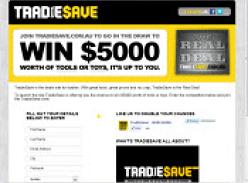 Win $5000 Worth of Tools or Toys with TradieSave