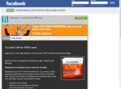 Free Sample of Blackmores Acti-Life Protein Power Plus