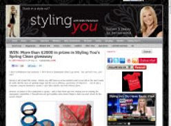 Win Share of $2000 in Prizes in Styling You's Spring Clean