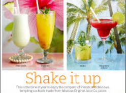 Free'Shake It Up' Cocktail Recipe Book