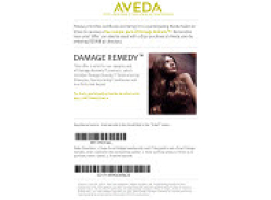 Free Sample Pack of Aveda Damage Remedy