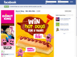 Win Hot Dogs for a Year at Donut King