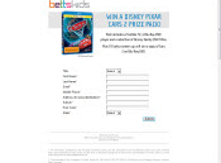 Win a Disney Pixar Cars 2 Prize Pack