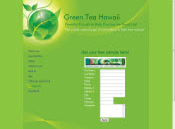 Free Sample of Green Tea Hawaii