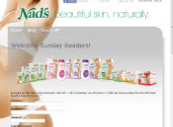 Join Nad's for a Free Hair Removal Product