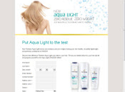 Free Sample Pack of New Pantene Aqua Light
