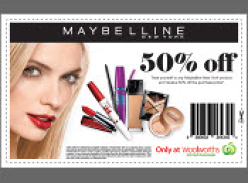 Discount Voucher for 50% Off Maybelline New York