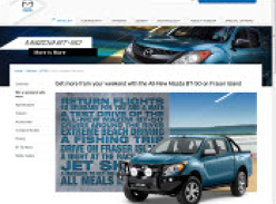 Win a Fraser Island Weekend with Mazda