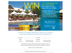 Win a Cable Beach Holiday with Natio