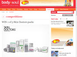 Win 1 of 5 Skin Doctors Cosmeceuticals Packs