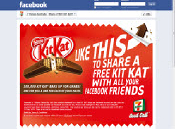 Free Kit Kat for You and Your Friends 7-Eleven