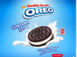 Lick to Win $2500 with Double Stuff Oreo