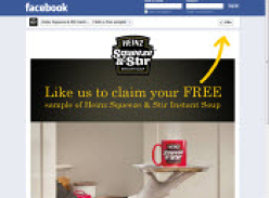 Free Sample of Heinz Squeeze & Stir Soup