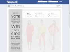 Win 1 of 5 $100 Sussan Gift Cards