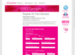 Free Samples of Carefree Liners