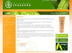 Vegesorb Moisturiser - Free Sample