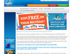 Kids can go to their favourite theme park for FREE!