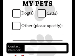 FREE Pet Rescue Sticker