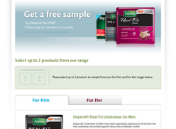 Free Sample of Depend Real Fit Underwear for Men & Women
