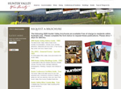 Free Hunter Valley Brochures from Wine Country