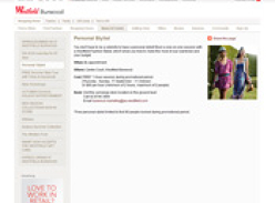 Free Personal Stylist Offer at Westfield Burwood