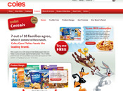 Coles Cereals - Try Me Free Promo