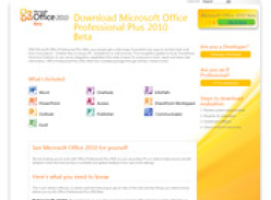 Microsoft Office Professional Plus 2010 Beta - Free Download