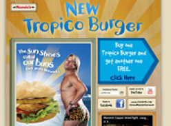 Nando's Buy 1 Get 1 Free Tropico Burger Voucher