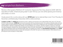 Receive a 20ml Free Sample of Biotherm's #1 Moisturiser