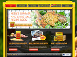 Free Keen's Mustard Summer and Christmas Recipe Book