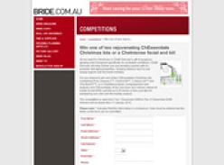 Win 1 of 2 ChEssentials Christmas Kits from Bride.com.au
