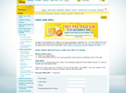Get a Free Pre-Paid SIM + 800 Bonus SMS from Optus