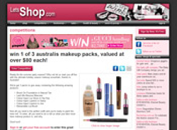 Win 1 of 3 Australis Makeup Packs at Lets Shop