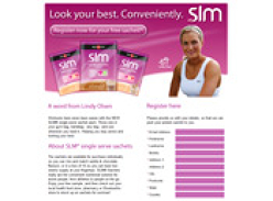 Registar now for a Free Sample Sachet of SLMÂ® form Musashi