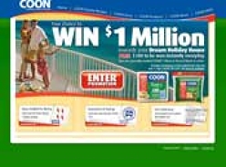 COON WIN $1Million towards a House (purchase required)