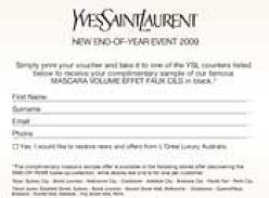 Yves Saint Laurent - Free Mascara Sample
