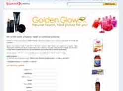 Win 1 of 10 $1000 Golden Glow Vouchers