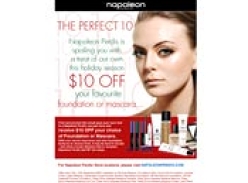 Napoleon Perdis - $10 Off Discount Coupon