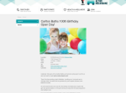 Carlton Baths 100th Birthday Open Day!