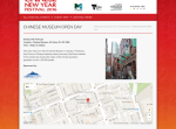Chinese Museum Open Day on Feb 14