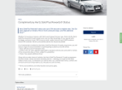 Complimentary Hertz Gold Plus Rewards Status
