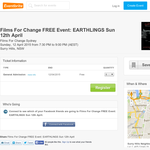 Films For Change Free Event: EARTHLINGS Sun 12th April